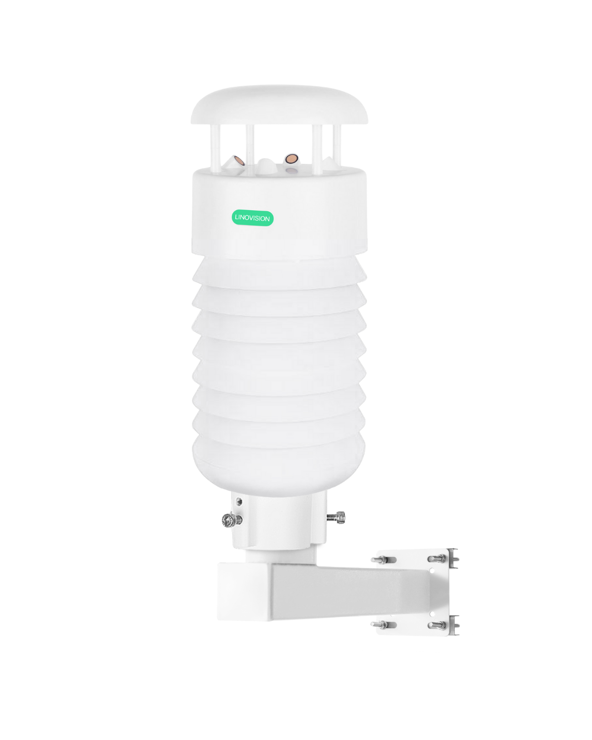 八合一专业环境监测仪,配备超声波风速、PM2.5、PM10 和噪音传感器