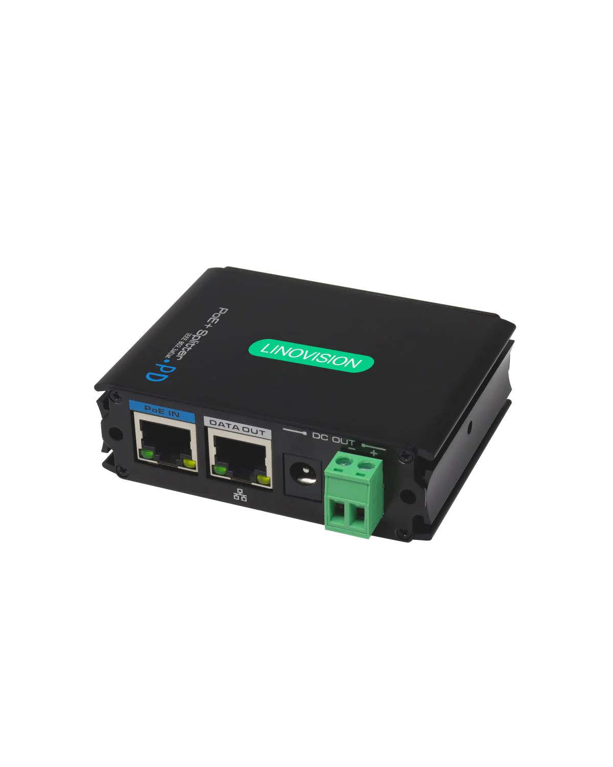 DC12V/DC24V/POE 24V 출력이 있는 산업용 기가비트 POE+ 스플리터