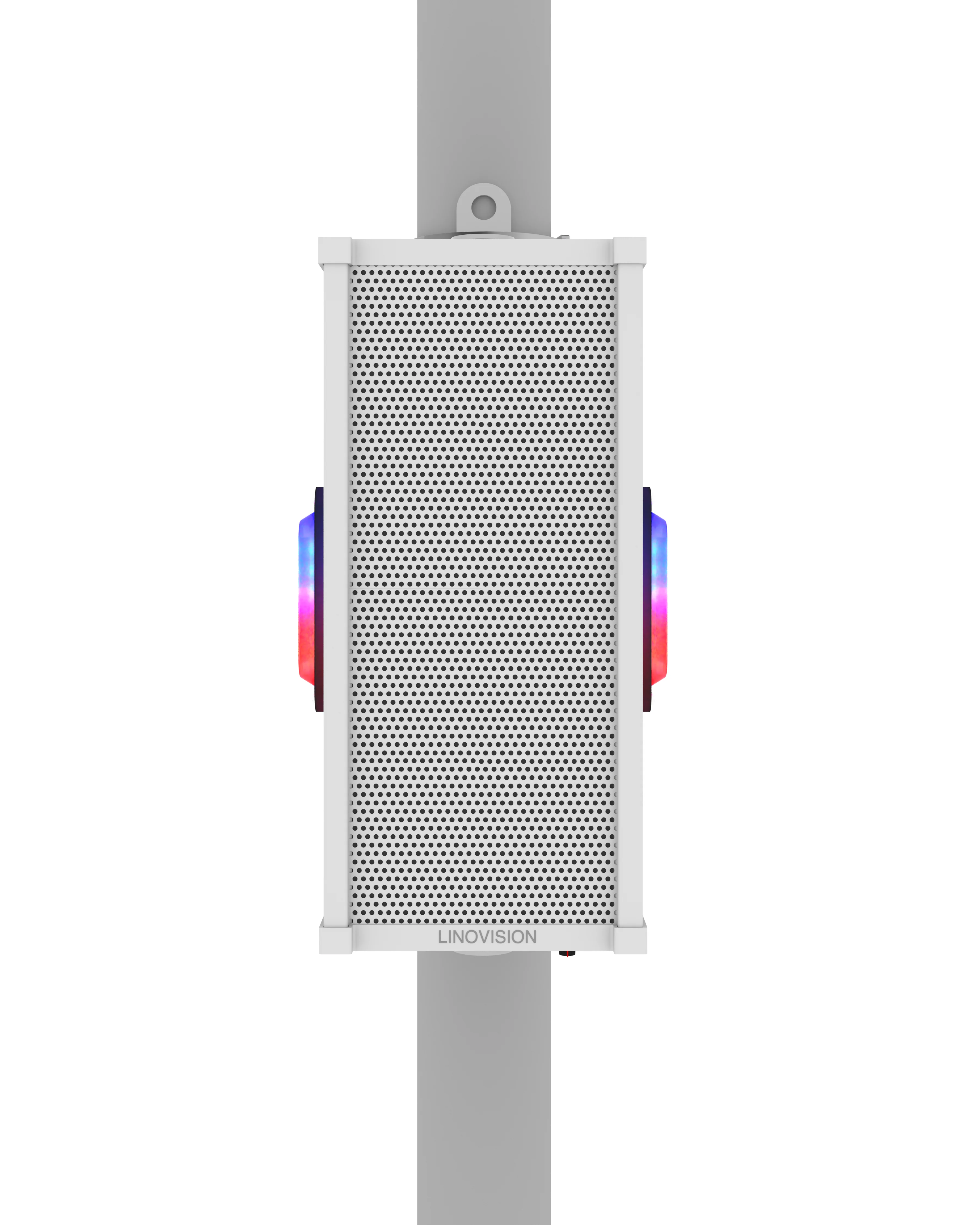 Outdoor Loud Speaker with Red/Blue Light, built-in Microphone and Amplifier