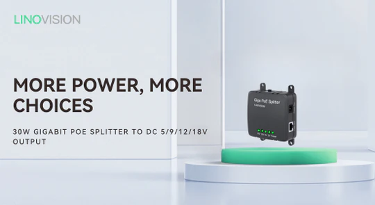 Linovision Go Box Linovision 30W Gigabit PoE Splitter: Delivering Stable Power and Fast ...