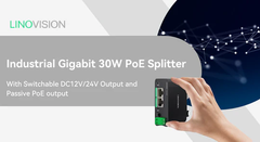 Power Your Network: Gigabit 30W PoE Splitter with Switchable Output