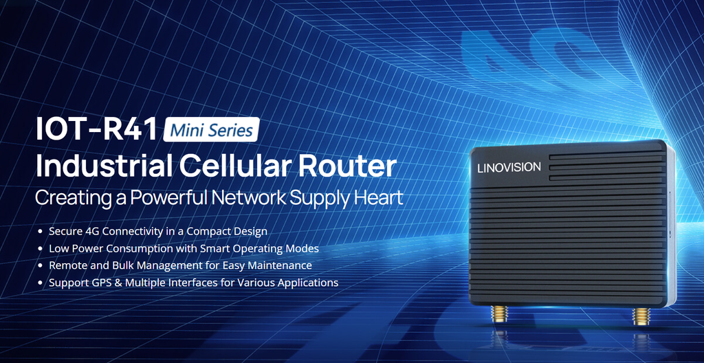 Linovision Router The New Mini Industrial 4G LTE Router is coming | Linovision Global Store