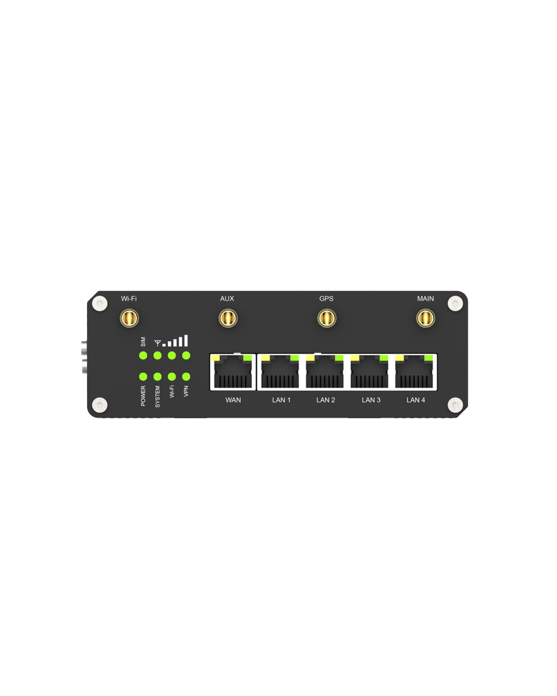 Industrial 4G LTE Cat4 Cellular Router with 5 RJ45, Wi-Fi, Dual SIM Slots, DTU Gateway for RS485 IoT/M2M