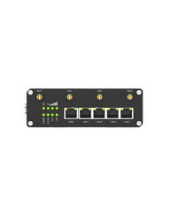 Industrial 4G LTE Cat4 Cellular Router with 5 RJ45, Wi-Fi, Dual SIM Slots, DTU Gateway for RS485 IoT/M2M