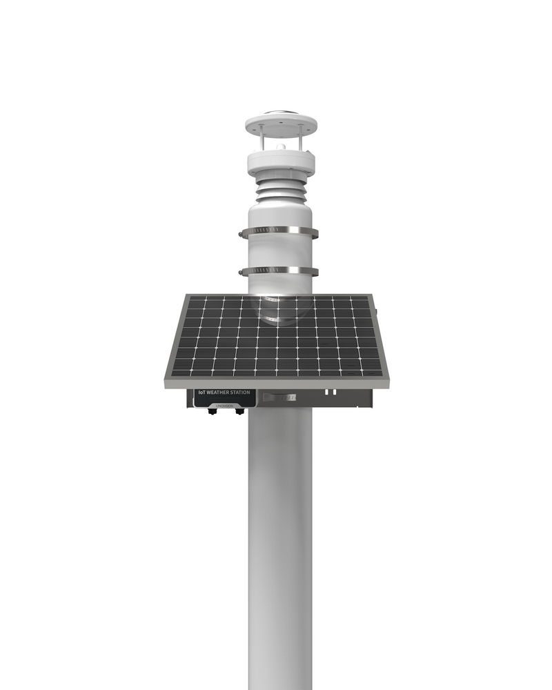 太阳能供电的 LoRaWAN 无线气象站，专业版，用于测量温度、湿度、风速、风向、气压和降雨量