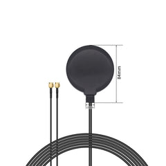 4G Mushroom Type Antenna, 2 in 1 (Main + Aux), 50cm cable from the side