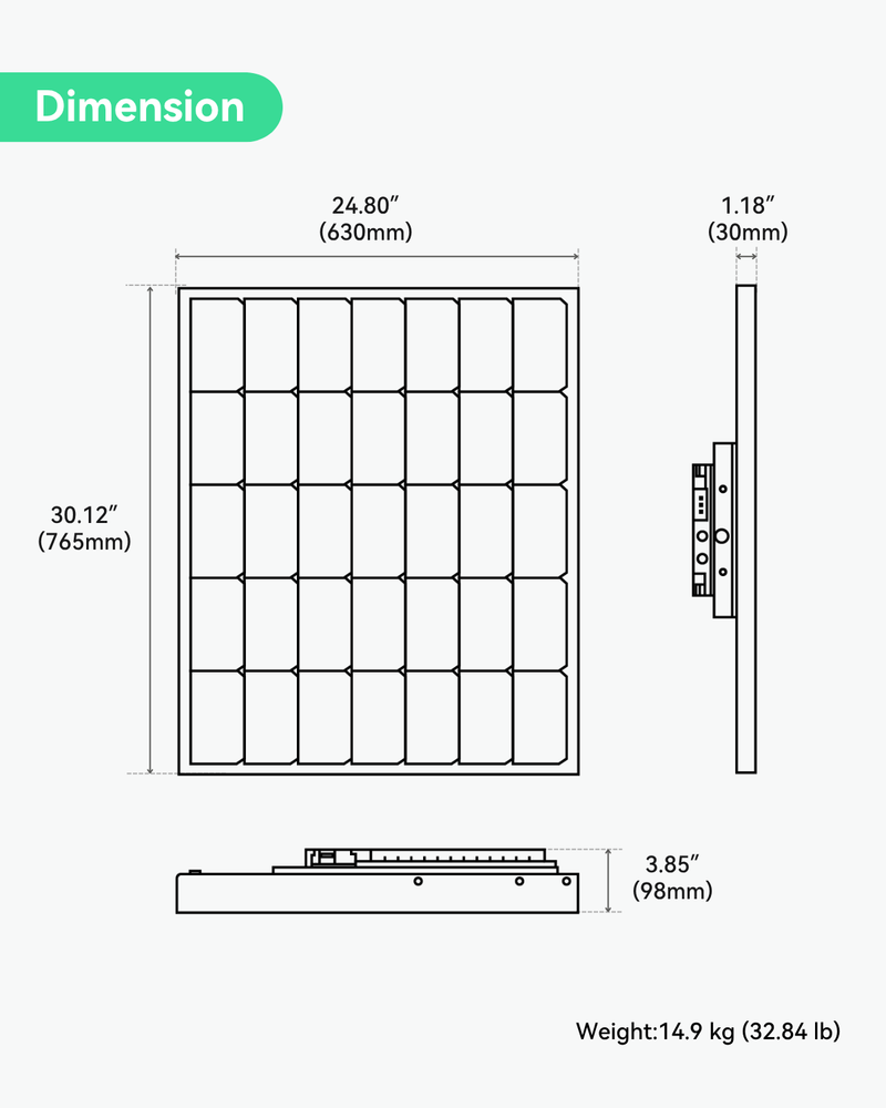 (SOLAR-S1240P100) Fully Integrated 4-in-1 Smart Solar Power Supply System for Security Cameras and IoT Device
