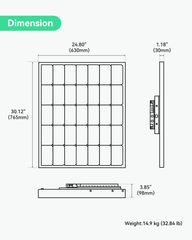 (SOLAR-S1240P100) Fully Integrated 4-in-1 Smart Solar Power Supply System for Security Cameras and IoT Device