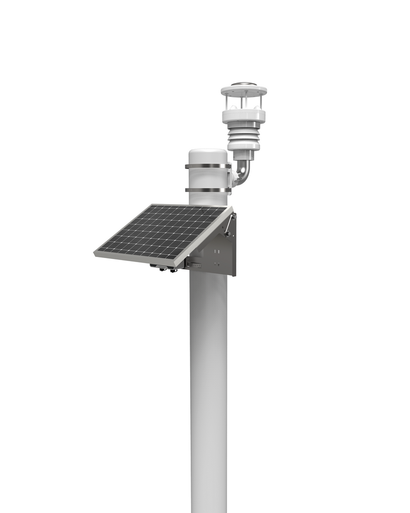 太阳能供电的 LoRaWAN 无线气象站，专业版，用于测量温度、湿度、风速、风向、气压和降雨量