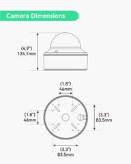 HD1080P HDMI Security Camera with HDMI or VGA Output, Without Delay, 2.8mm Fixed Lens