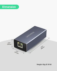PROCET PoE naar USB C converter adapter Gigabit 23W IEEE802.3AT PoE USB C stroomvoorziening en netwerkoverdracht, groottemperatuur -20°C tot 55°C voor tablet, iPad, laptops, digitale signage, VR PROCET PoE naar USB C converter adapter Gigabit 23W IEEE802.3AT PoE USB C stroomvoorziening en netwerkoverdracht, groottemperatuur -20°C tot 55°C voor tablet, iPad, laptops, digitale signage, VR
