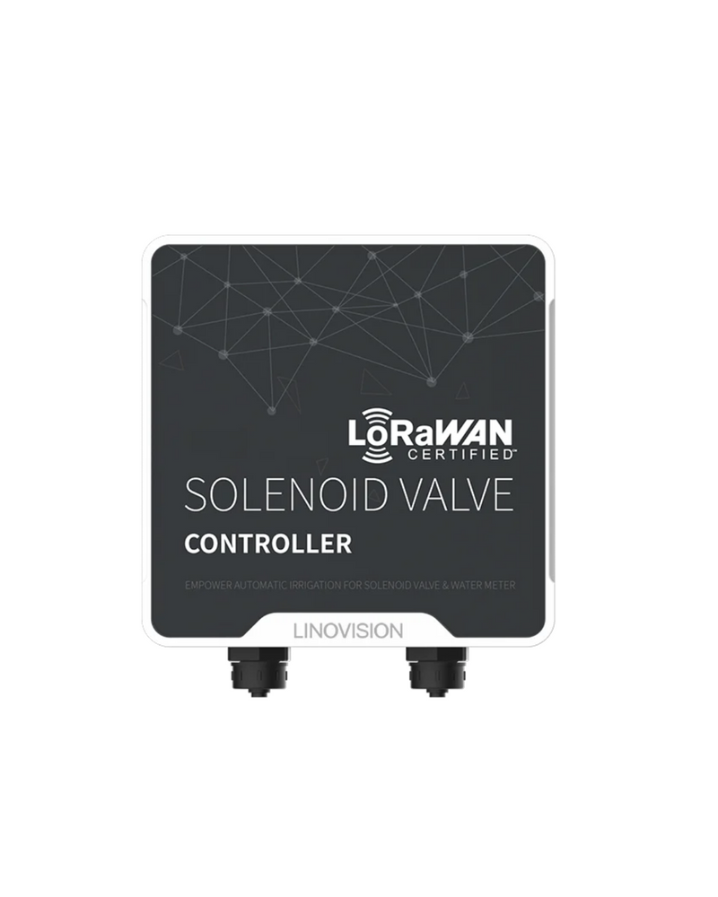 LoRaWAN 电磁阀控制器支持 2 个输出和 2 个数字输入，配备高容量电池
