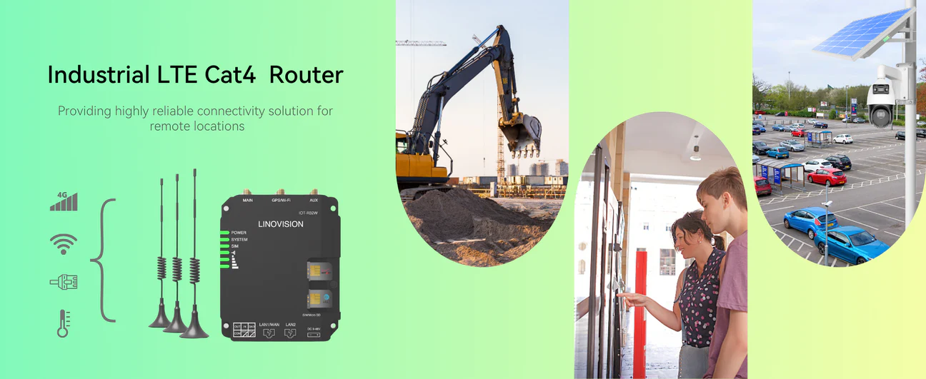 Iot R32w Router LINOVISION Rugged and Versatile Cellular Router & 4G DTU with RS232 ...