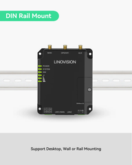 LINOVISION 堅牢で汎用性の高いセルラー ルーター & RS232 付き 4G DTU、デュアル SIM カード スロット付き産業用 4G LTE WiFi ルーター、AT&T および T-Mobile をサポート