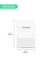 食品安全で防水性のある筐体を備えた LoRaWAN ワイヤレス磁気温度・湿度センサー