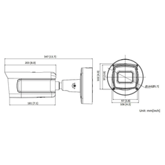 4MP LPR自動ナンバープレート認識カメラ