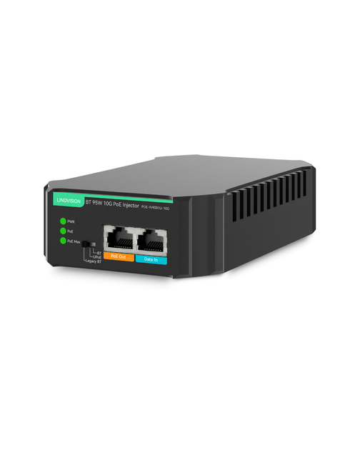 Industrial 10G BT 95W POE++ Injector with AC 100-240V Input ...