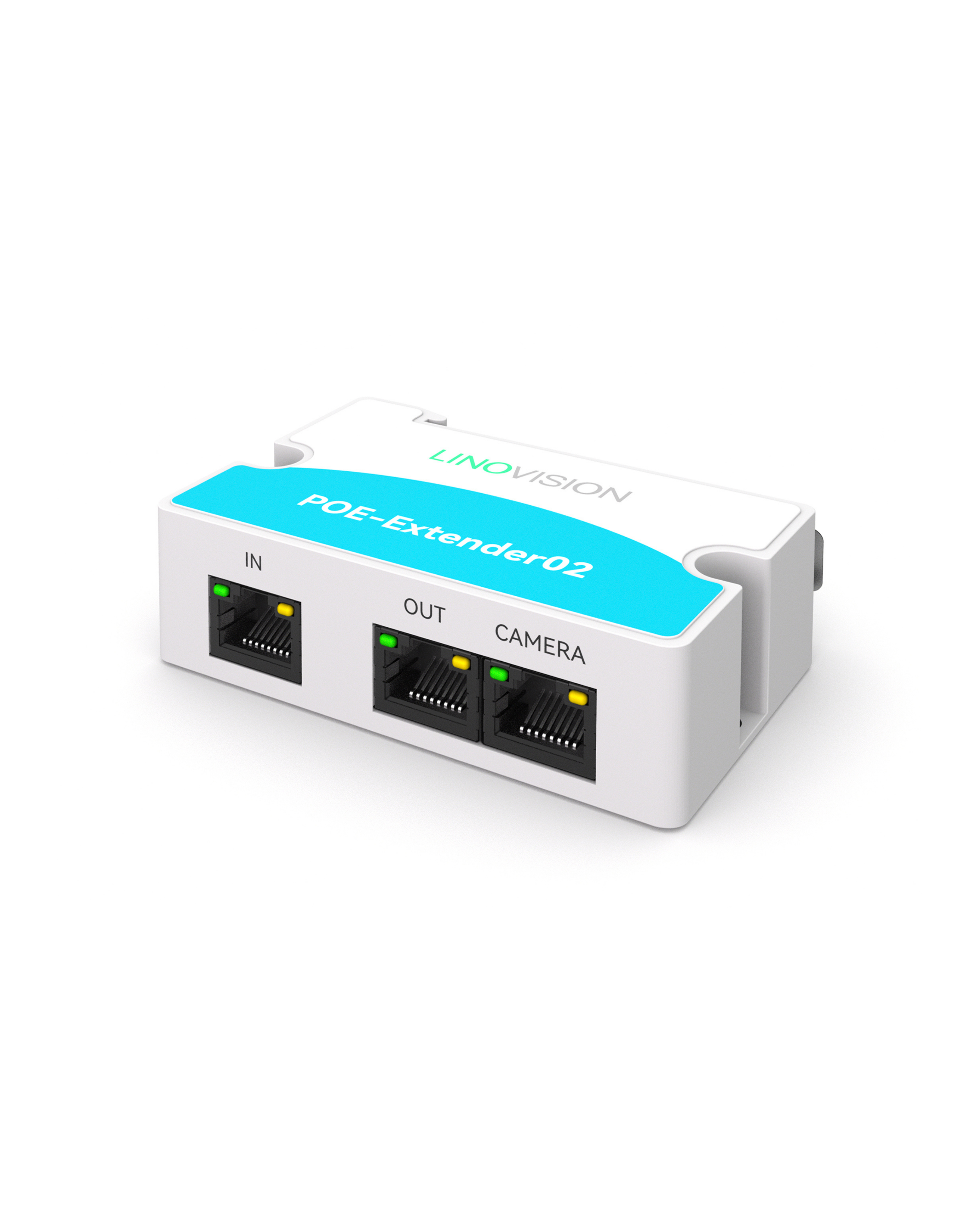 Mini 2-Port PoE Extender to Split One PoE cable for Two PoE devices