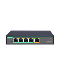 60W POE 入力、1 入力 4 出力 POE リピーターを備えた 4 ポート ギガビット POE エクステンダー