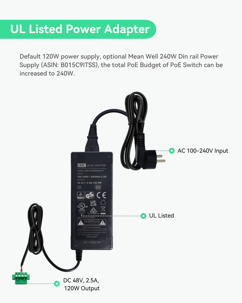 産業用 8 ポート フルギガビット BT 90W PoE スイッチ (2 つの SFP 産業用 8 ポート フルギガビット BT 90W PoE スイッチ (2 つの SFP