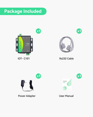 Industrial Serial Device Server to Convert RS232 and RS485 Modbus to Ethernet