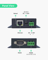 RS232 및 RS485 Modbus를 이더넷으로 변환하는 산업용 직렬 장치 서버