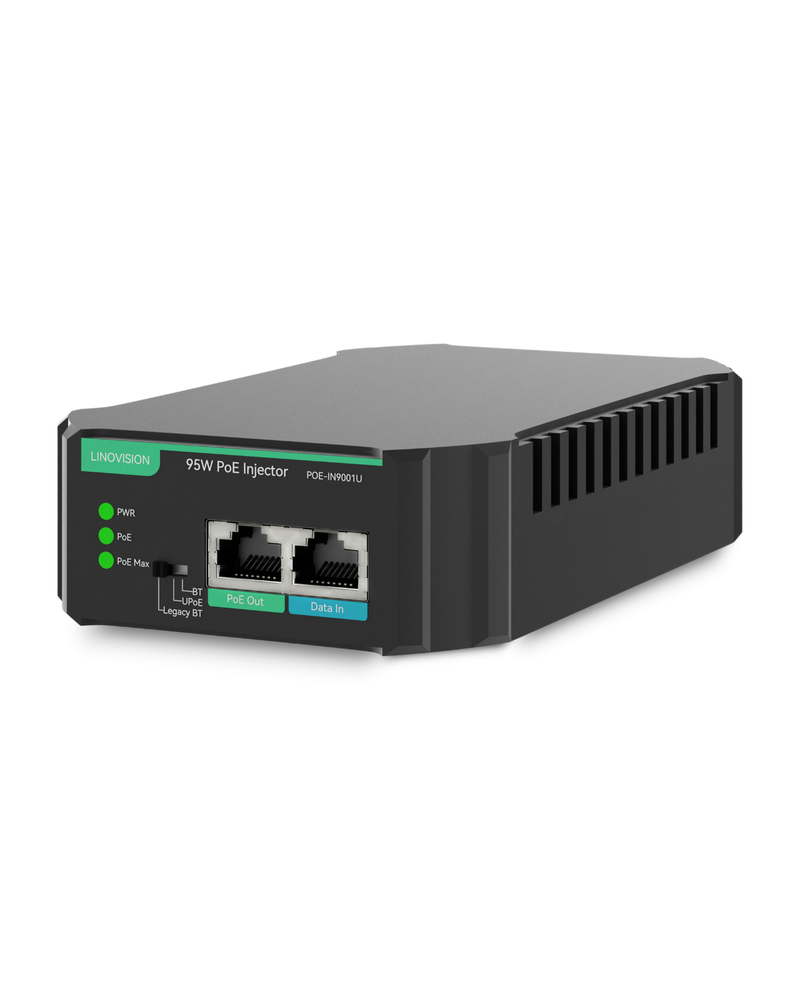 Gigabit 90W 802.3bt PoE Injector, Compatible with standard and Legacy non-Standard PD device