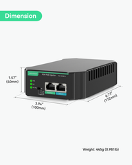 Gigabit 90W 802.3bt PoE Injector, Compatible with standard and Legacy non-Standard PD device