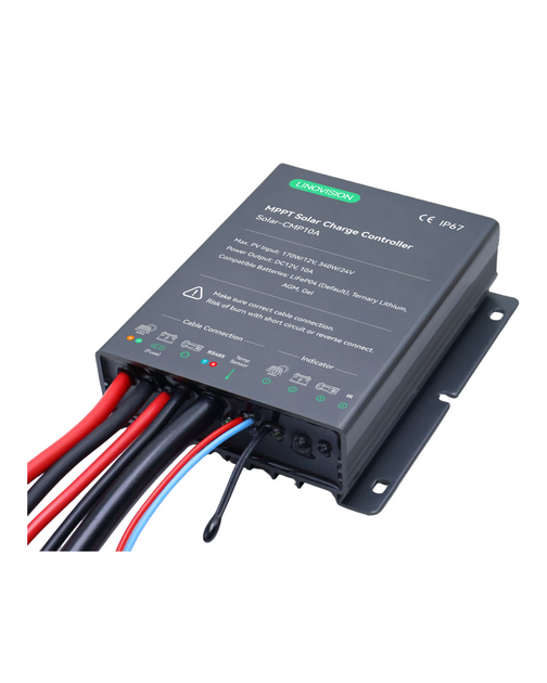MPPT 12/24V 10A Solar Charge Controller with RS485 Remote Control ...