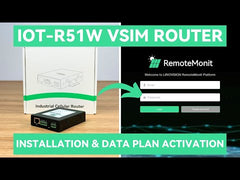 仮想SIMを備えた産業用4G LTEルーター、RS232/RS485をサポートするeSIMルーター