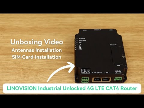 Linovision Router LINOVISION Rugged and Versatile Cellular Router & 4G DTU with RS232 ...