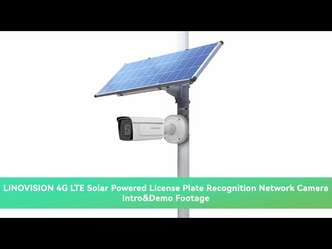 (GO SOLO LPR UB)Commercial Solar Power Camera KIT with Wireless Bridges and License Plate Recognition