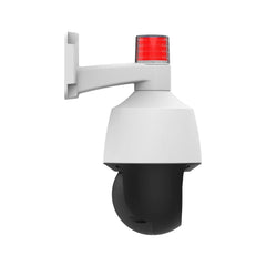 NDAA Prime 5MP Active Deterrence Network Mini PTZ Camera with Human/Vehicle Detection