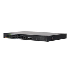 24 Port Industrial Managed POE & EOC Hybrid ePOE Switch with Ethernet Over Coax Technology