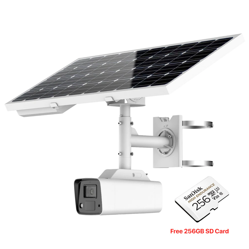 GO SOLO C4 is a unique solar security camera system with up to 24 days super long standby time