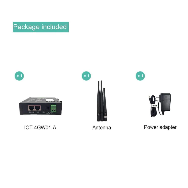 産業用 4G LTE WiFi ルーター、SIM カード スロット、4G VPN ルーター、1 つの LAN ポート、WAN ポート、3 つのアンテナを備えた産業用セルラー ルーター、T-Mobile、AT&amp;T、DIN レール取り付けをサポート