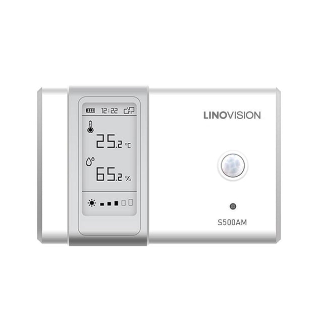 LoRaWAN Wireless Indoor Air Quality Sensor with Built-in Display for W ...