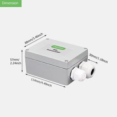 LINOVISION Passive 2 Port POE Extender with Water-Proof Enclosure, POE Splitter, One IEEE802.3af/at Cable to Power 2 POE Devices, Plug-n-Play, POE Repeater for Security Cameras, IP Phone, Wireless AP