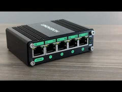 5 Ports DC12-48V Input Full Gigabit POE Switch with Voltage Booster