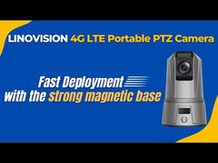 4G LTE 便携式户外网络 PTZ 摄像机，内置电池，适用于快速部署应用
