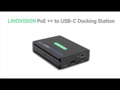 Hi-PoE Docking Station with Gigabit Ethernet and Quick USB-C Charge